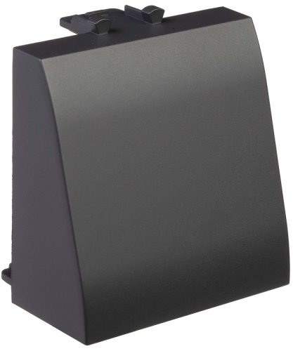 Вывод кабеля модульный DKC Avanti 2 мод. черный матовый фото Вывод кабеля модульный DKC Avanti 2 мод. черный матовый картинка